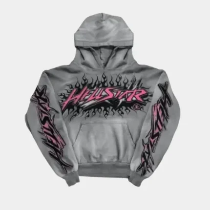 Grey Hellstar Hoodie