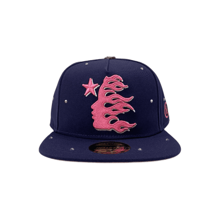 Hellarstar Hat Navy Fitted Shop Now