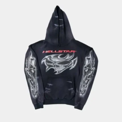 Hellstar Airbrushed Skull Hoodie