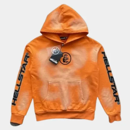 Hellstar Hoodie Orange Shop Now