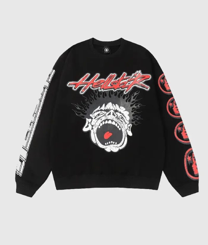 Hellstar Studios Records Sweater Black Buy Now