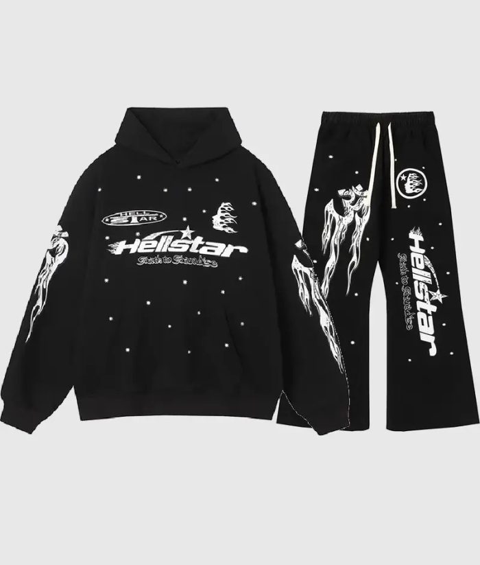 Hellstar Studios Records Tracksuit Black Shop Nw