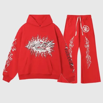 Hellstar Studios Records Tracksuit Red Shop Now