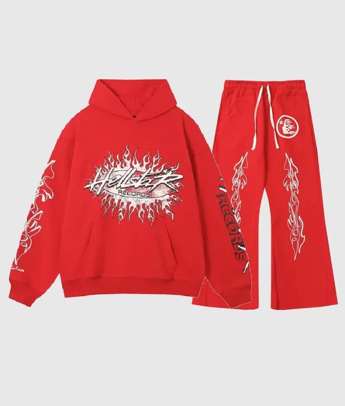 Hellstar Studios Records Tracksuit Red Shop Now