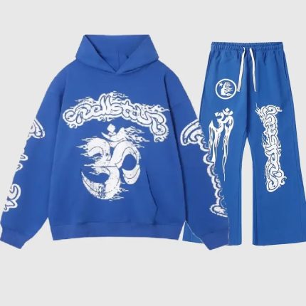 Hellstar Studios Records Yoga Tracksuit Blue Best Sales