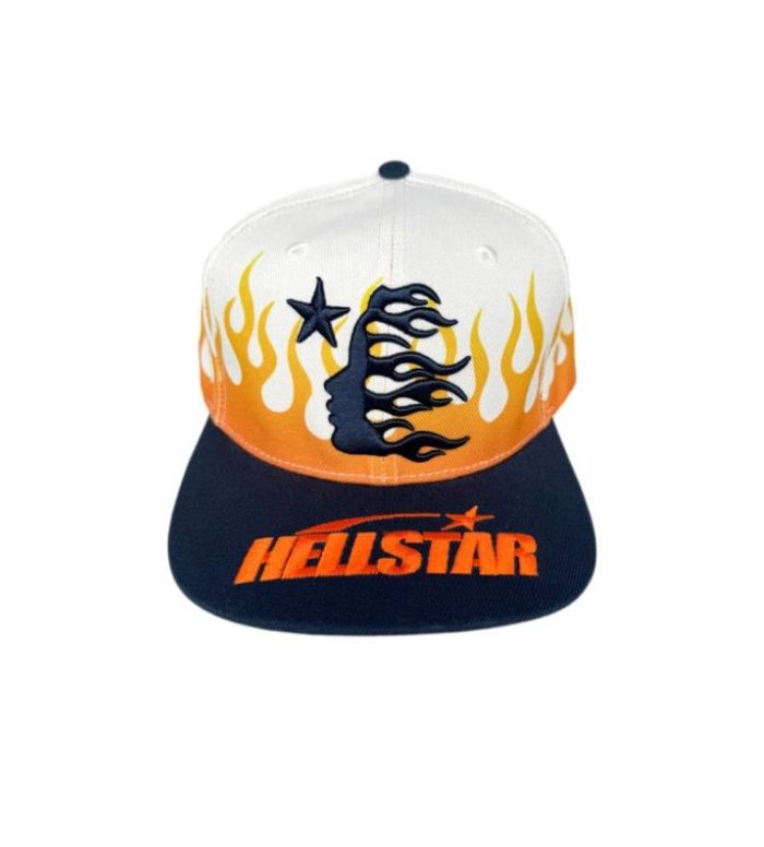 Hellstar Hat CreamNavy Shop Now