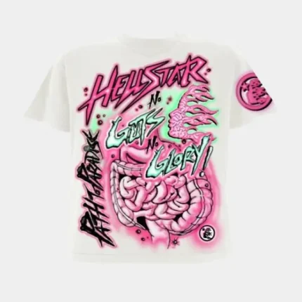 Pink And Black Hellstar Shirt Buy Now