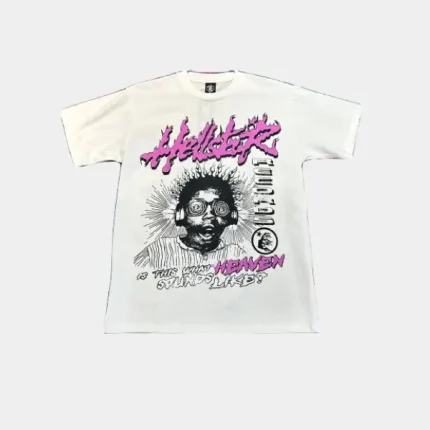 Pink And White Hellstar Shirt Buy Now