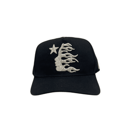 The Snapback Rhinestone Logo Hellstar Hat – Black Shop Now