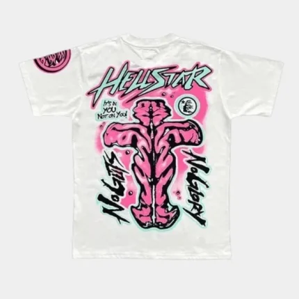 White And Pink Hellstar Shirt Order now