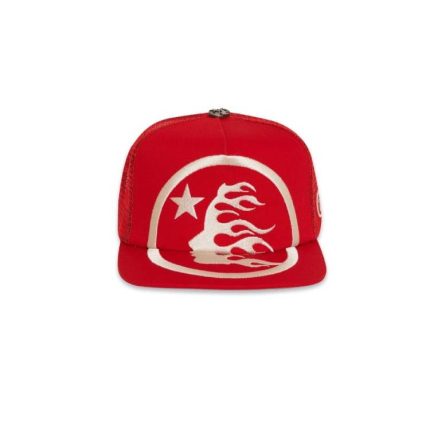 Big Logo Trucker Snapback Hat - Red Shop Now