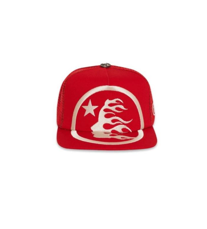 Big Logo Trucker Snapback Hat - Red Shop Now