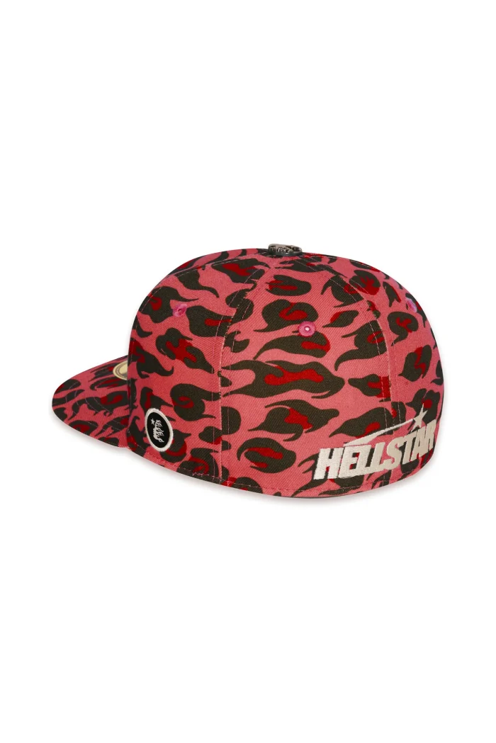 Hellstar Cheetah Print Hat Fitted - Red Shop Now