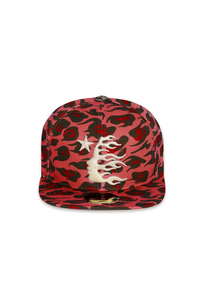 Hellstar Cheetah Print Hat Fitted - Red Shop Now