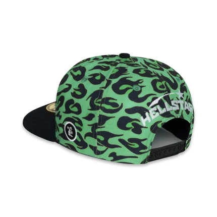 Hellstar Cheetah Print Hat Snapback - Green