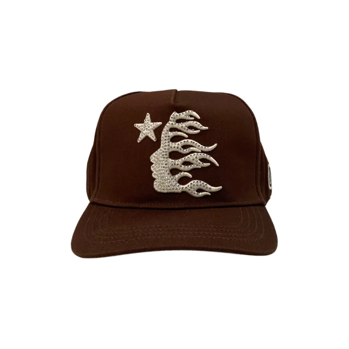 Hellstar Og Logo Hat Snapback Rhinestones Best Sale