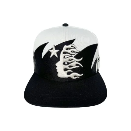 Hellstar Sharkteeth Snapback Hat - White Shop Now