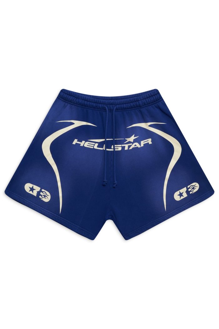 Warm Up Hellstar Shorts - Blue Best Shop