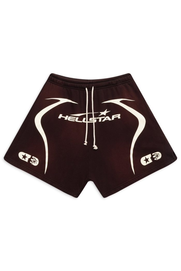 Warm Up Hellstar Shorts - Dark Brown Shop Now