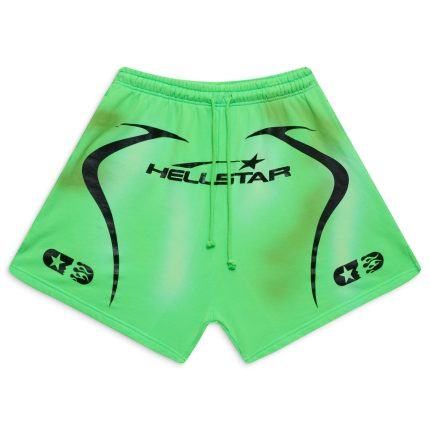 Warm Up Hellstar Shorts - Green Buy Now