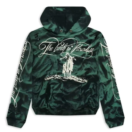 Hellstar Green Marble Paradise Hoodie Shop Now