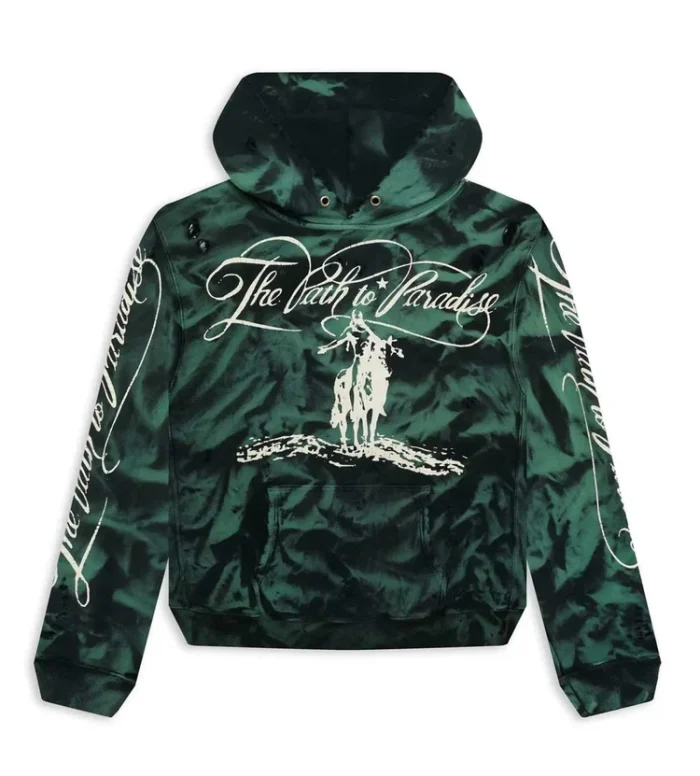 Hellstar Green Marble Paradise Hoodie Shop Now