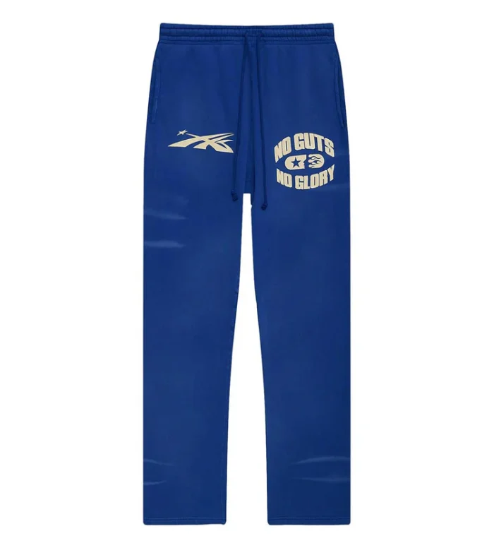 Hellstar Sports No Guts No Glory Sweatpants Blue Best Sale