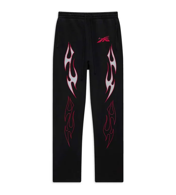 Hellstar Sports Future Flame Sweatpants Black Shop now