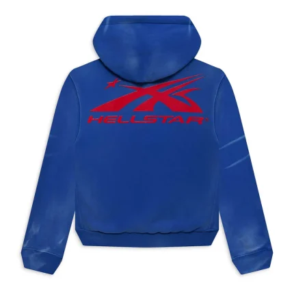 Hellstar Sports Gel Hoodie Blue Shop now