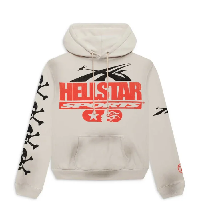 Hellstar Sports Hoodie White Best Price