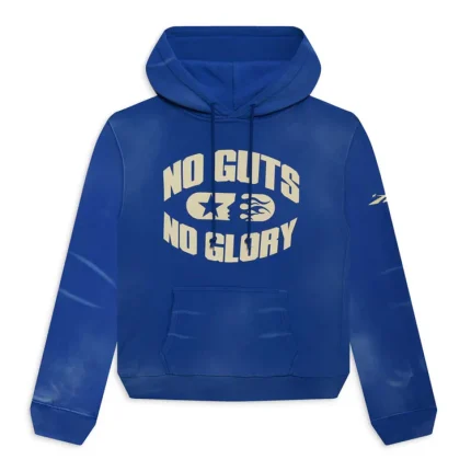 Hellstar Sports No Guts No Glory Hoodie Blue Shop Now