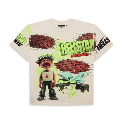 Hellstar Studios Brick Wall T-Shirt Shop Now