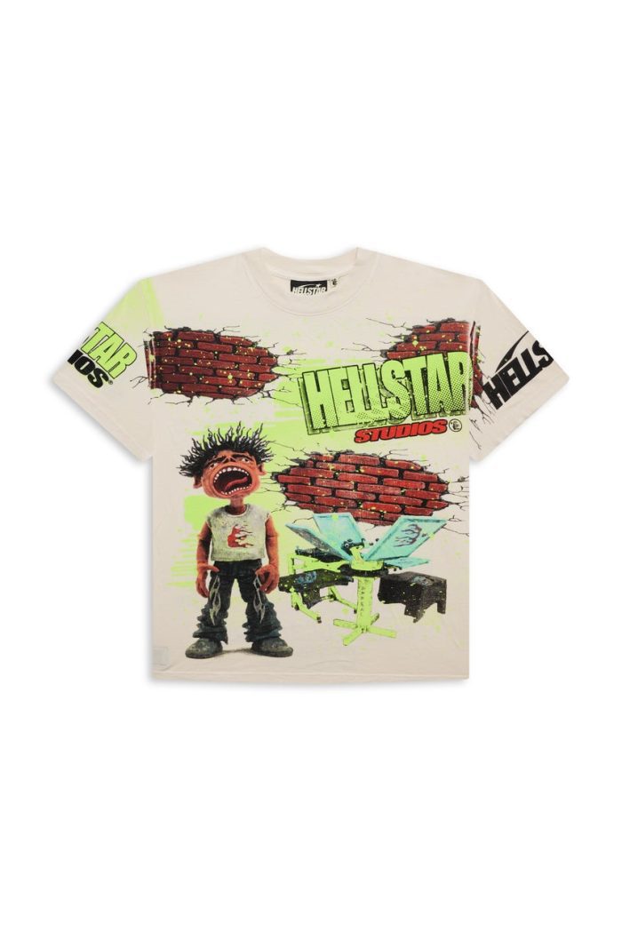 Hellstar Studios Brick Wall T-Shirt Shop Now