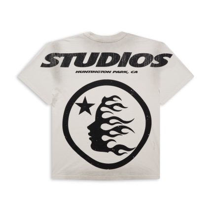 Hellstar Studios Cartoon Logo T-Shirt White Best Sale