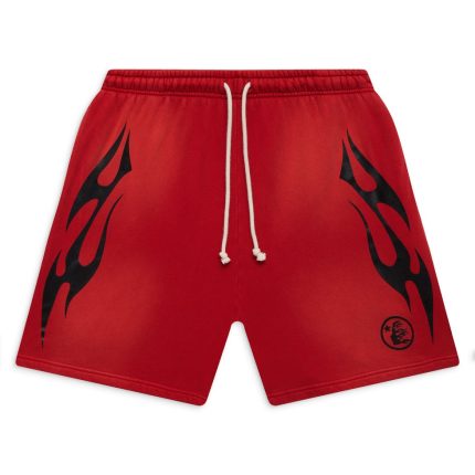 Flame Shorts Red