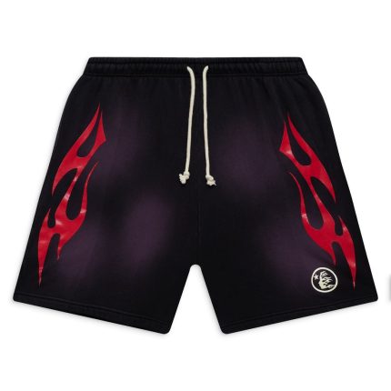 Flame Shorts Black