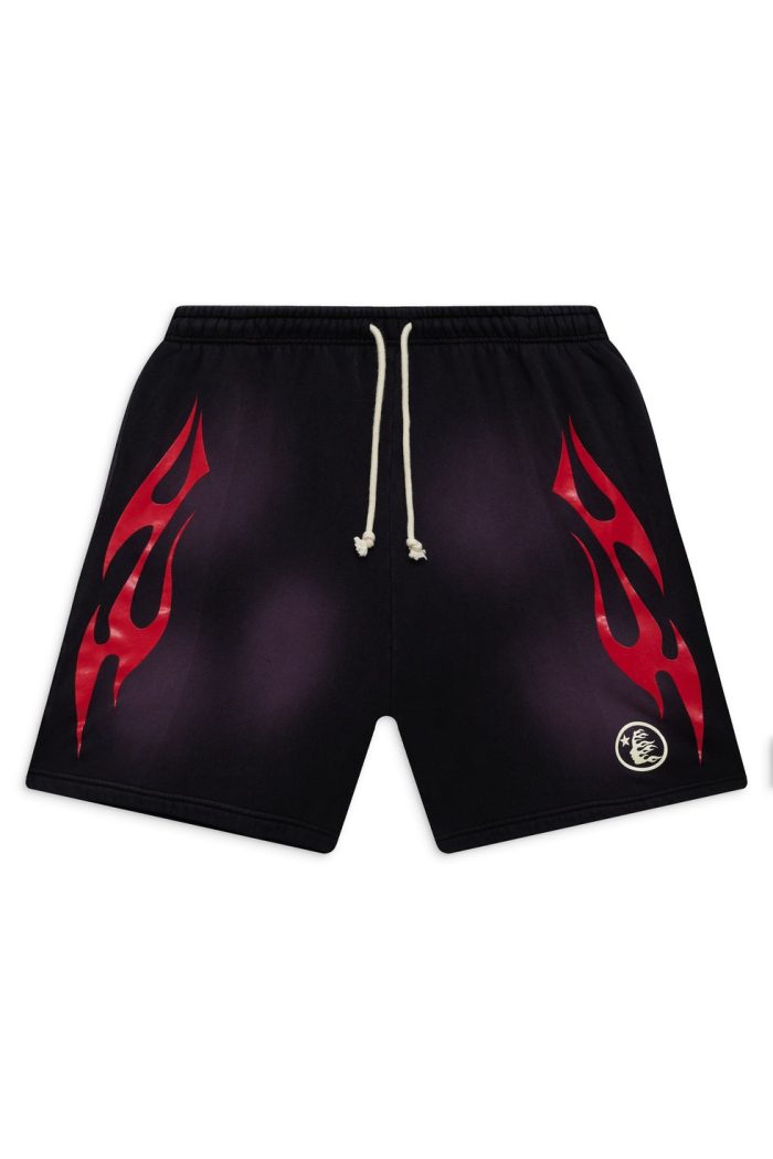 Flame Shorts Black