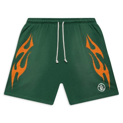 Flame Shorts Green