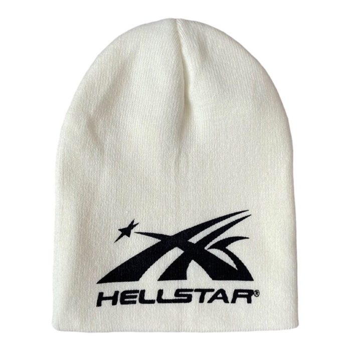 HELLSTAR BEANIE BLACK LOGO