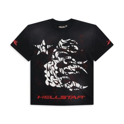 Hellstar Red Logo Thorn T-Shirt