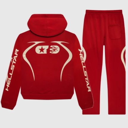 Hellstar Sports Tracksuit Jet Red-1